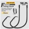 9KM DWLIFE Amo da pesca offset a cerchio in linea 9KM per acqua salata, per pesca al siluro, 25~100 pezzi, per montature con esche vive e esche a pezzi, per la pesca a spinning