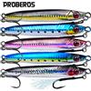 PRO BEROS PROBEROS 5 Pz Metallo Jig Lure 3D Occhio Laser Popper Maschere di Pesca in Mare Esche Dure Artificiali Swimbait Acqua Salata Richiamo di Pesca Affrontare
