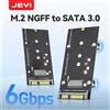 JEYI Scheda magnetica adattatore JEYI M.2 NGFF a SATA 3.0 - Trasferimento ad alta velocità da 6 Gbps per SSD 2230/42/60/80 Supporto per capacità di 2 TB