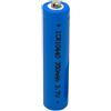 Aleaivy 10440 AAA Batteria ricaricabile ICR10440 350mAh 3,7V Li-ion al litio 3A Parte superiore a bottone