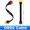 KINGBOLEN Cavo di prolunga OBD2 OBDII 16 pin con connettore maschio-femmina, strumento diagnostico 16 pin per adattatore ELM327 Launch Thinkdiag, non pieghevole