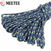 Meetee Corda Blu a 7 Fili da 10/20/30M, 5mm, per Campeggio, Tende, Cucito, Arrampicata, Fai-da-Te e Artigianato