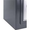 NONE Cassaforte Digitale Elettronica da 4,6L, Cassetta di Sicurezza Ignifuga per Casa e Ufficio, per Denaro, Gioielli, in Acciaio, con 2 Chiavi, Montaggio a Parete