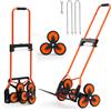 SucceBuy Carrello Saliscale Pieghevole Portatile SucceBuy 120LBS con Manico Telescopico per Spesa e Magazzino