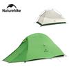 Naturehike Tenda Naturehike Cloud Up BASE 1 2 3 Ultraleggera 210T, Tenda da Campeggio a Doppio Strato Impermeabile per Escursionismo con Tappetino
