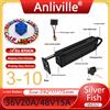 Anliville Batteria per Bici Pieghevole 18650 48V 36V 20Ah 15Ah con BMS Integrato da 30A per Kit Motore Bafang Silverfish 250W-1000W con Caricabatterie XLR 2A/3A, Spedizione da Magazzino EU in Germania