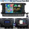 Mopect Autoradio MOPECT 7" 4+64GB per VW Golf MK5/6 Passat Touran Tiguan, lettore Android 15 con GPS, CarPlay wireless, Bluetooth, DVR e AHD.