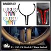 NONE Copertura centrale del volante nera lucida e argento per BMW M3 M5 F30 F31 F33 F34 F20 F21 F22 F25 F26 F10 F15