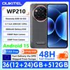 OUKITEL [Spedito dall'interno dell'Europa] OUKITEL WP210 5G Smartphone Rugged con Display FHD+ da 6,7 Pollici 120Hz, 36(12+24)GB RAM+512GB ROM, Dimensity 8200 5G, Batteria da 8800mAh, Ricarica Rapida 45W,