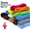 Meetee Corda Elastica Rotonda da 3mm, 10/20/30/40/50M, Elastico per Capelli, Cordino Elastico, Corde Elastiche per Cucito, Lacci per Scarpe, Forniture di Bande Resilienti