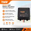 PowMr Equalizzatore di Batterie PowMr BE24 con Indicatore LED, Bilanciatore per Batterie al Piombo 24V Dual 12V, Collegabile in Cascata per Accumulatori Solari e RV, Bilanciatore di Tensione 2 Pezzi per