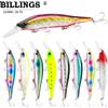 BILLINGS 1 pz Esca Artificiale Affondante Micro-Size Realistica 50mm/4g per Acqua Dolce e Salata, Esca Dura con Triplo Amo per la Pesca
