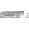 Cherry Tastiera Cherry Desktop DW 9100 Slim con Mouse Argento Bianco [JD-9100CH-1]