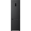 LG GBBS323CEV Frigorifero combinato Fit & Max 60cm, Classe C, 375L, AI Inverter, Black Steel