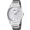 LOTUS Orologio Uomo Analogico in Acciaio Inossidabile 316l Argentato | Movimento al Quarzo, Vetro Minerale ad Alta Resistenza, Impermeabile 5 ATM Classico 15959/1 Minimalist