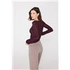 Tezenis Maglia Leggerissima Scollo Barchetta Con Lana Merino Donna Rosso