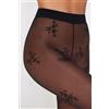 Tezenis Collant 40 Denari Fantasia Donna Nero