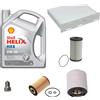 febi Service Kit Per VW GOLF 2.0 GT TDI MK6 Kit Completo 5L SHELL 5W30 Febi NEW