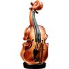 Salvadanaio a Forma di Violino Finitura Ramata Decorazione Realistico