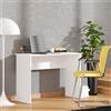 Dmora Scrivania Bhupatpnagar 98x45x74h cm Bianco Opaco un Ripiano Sfumatura Colore Struttura Opaco, Sfumatura Colore Ripiano Opaco