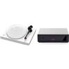 Pro-Ject + Rega X2B bianco satinato + Fono MC MK4 nero