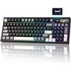 Selius Tastiera meccanica wireless - Layout 96% - RGB - Nera - Compatibile con PC e Mac