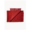 Silkeborg Uldspinderi Coperta in baby alpaca con frange Cusco - Rosso