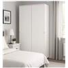 Sarmog Armadio 2 ante scorrevoli bianco 82x41x190 cm