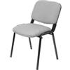 BellaHome Sedia da ufficio bellahome daisy grigio 40x45x40 cm