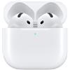 Apple Auricolari Apple AirPods 4 Wireless-Bluetooth 5.3 Bianco [MXP93LL/A]
