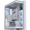 ASUS ROG CRONOX GR801 Vetro Temperato Curvo ARGB White Midi Tower Nero con Schermo LCD 9.2"