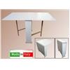 Legno Line Tavolo Susanna Pieghevole Formica Bianco Cm.75X140 di Legno Line