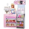Toys One Barbie Caffetteria Con Bambola Barista Bionda HXN94 di Mattel