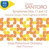 Naxos Claudio Santoro: Symphonies Nos. 11 and 12; Concerto Grosso; Three Fragments on BACH