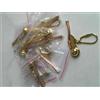 Lotto di 50 pezzi portachiavi fischietto in ottone nautico Navy Bosun's Whistle