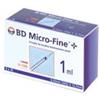 Corman Siringa per insulina becton dickinson 1 ml 100 ui ago 29 gauge 30 pezzi