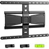 Putorsen Supporto a parete per TV ultrasottili - Braccio orientabile a profilo sottile da 1-96 cm - Adatto per la maggior parte dei televisori da 43 a 90 pollici - Massimo standard VESA 600x400 mm