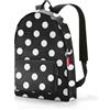 Reisenthel AP7073 MINI MAXI RUCKSACK DOTS WHITE Borsa sportiva Donna DOTS WHITE Taglia Unica