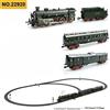 LARZACK Treno a Vapore Modello Ridotto Retro in Lega con Suoni e Luci