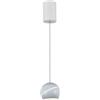 V-TAC Lampadario a Sospensione LED 8.5W - Design Moderno ed Elegante - Lampada a Sospensione da Soffitto in Metallo per Salotto, Cucina, Camera, Sala da Pranzo, Casa - Bianco - Luce Bianca Calda