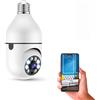 Mediawave Store - Telecamera Wi-Fi Nascosta Lampadina, Videocamera Lampada Zoom Cam Esterno/Interno