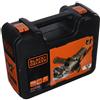 BLACK+DECKER beg210kac3-qs Smerigliatrice Maniglia 3 posizioni, 900 W, Nero/Arancione