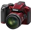 Nikon Macchina fotografica compatta Coolpix P510 - Rosso/Nero + Nikon Nikkor Wide Optical Zoom 24-1000 mm f/3.0-5.9 f/3.0-5.9 - refurbished