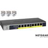 Netgear 8PT POE/POE+ GIGABIT UNMANAGED SWCH