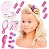 Bayer Design Testa da truccare e acconciare | Super Model con accessori, capelli biondi