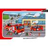 Nathan - Puzzle per bambini - Cornice da 15 pezzi - Vigili del fuoco - Ragazza o bambino a partire da 3 anni - Puzzle di alta qualità - Cartone spesso e resistente - Everyday and Work - 86138