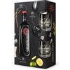Distilleria Marzadro Anima Nera 50 cl confezione regalo con 2 Bicchieri