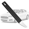 Generico Stainless Steel Trim Removal Tool | Non-Slip Car Interior Pry Bar Set | Door Panel Disassembly, Clip Remover, Mirror Wedge | Red/Black Auto Upholstery Repair Kit