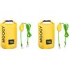 No 2X Tow Rope Sand 2-In-1 Sand Anchor Dry Bag con Boa Regolabile per Kayak7189