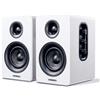 Selius Altoparlante Bluetooth per libreria, 60 Watt - Audio Hi-Fi, suono 3D immersivo - Materiale: legno e fibra di carbonio - Montaggio a parete